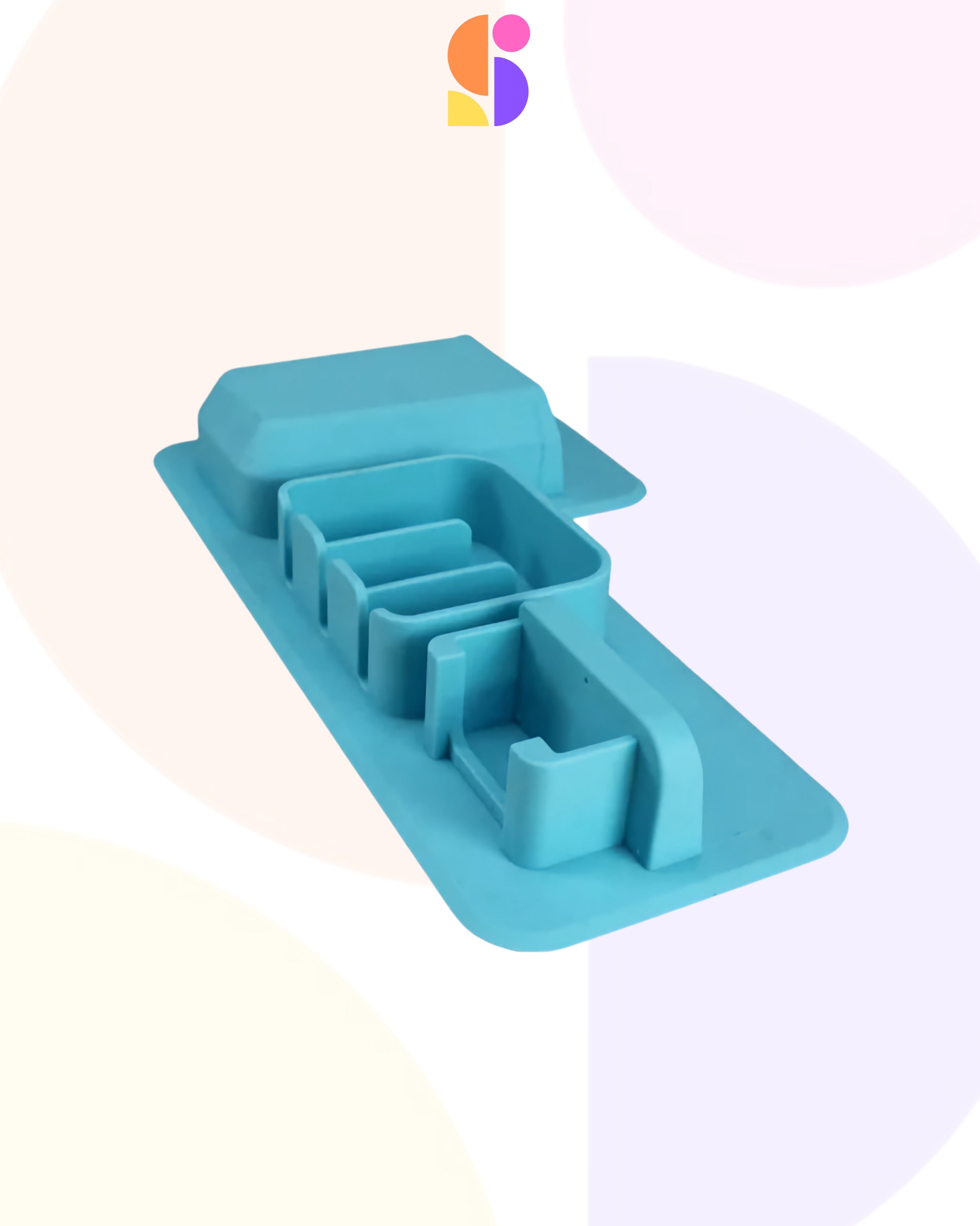 Wall-Mounted Silicone Bathroom Rack