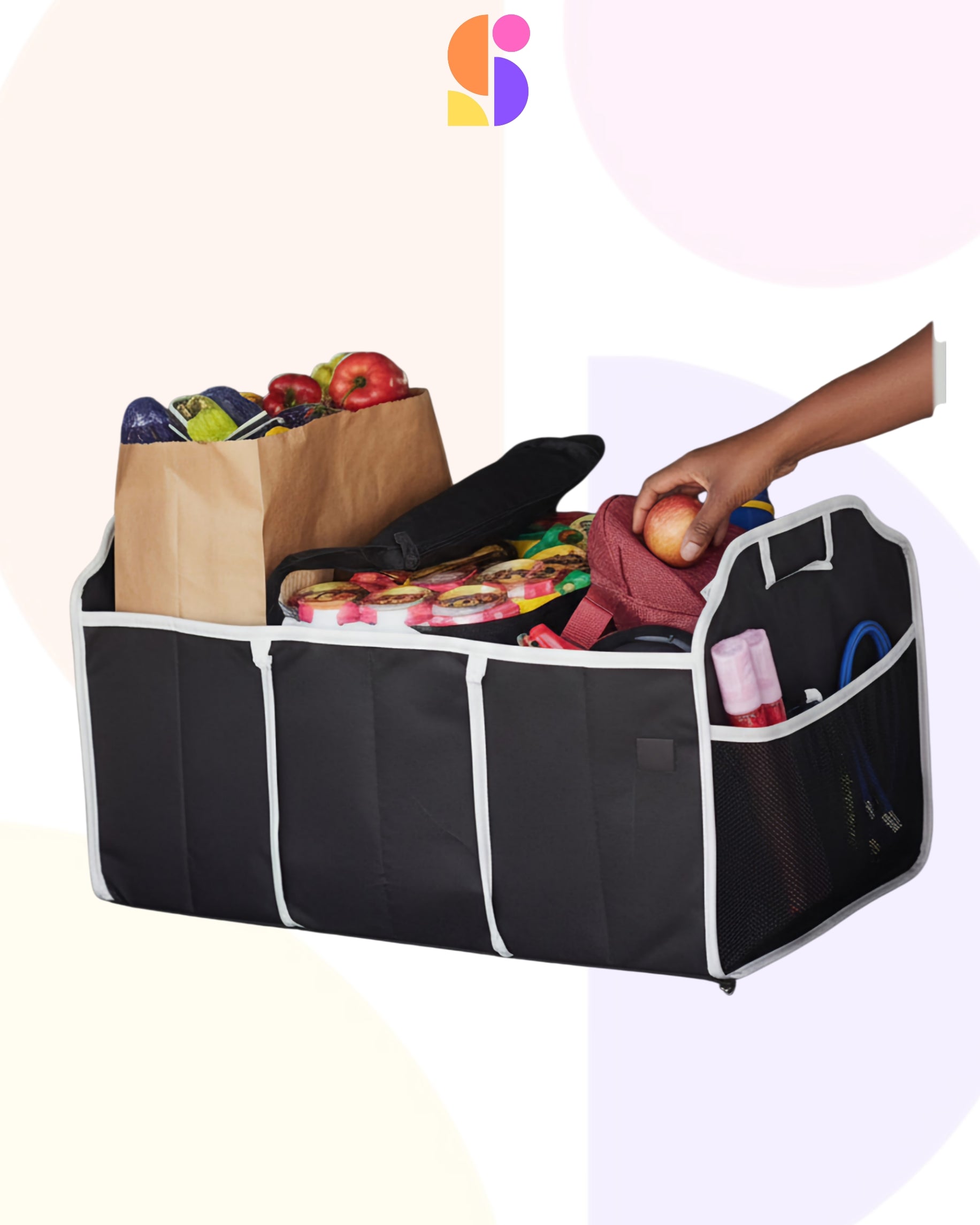 Collapsible Car Trunk Organizer