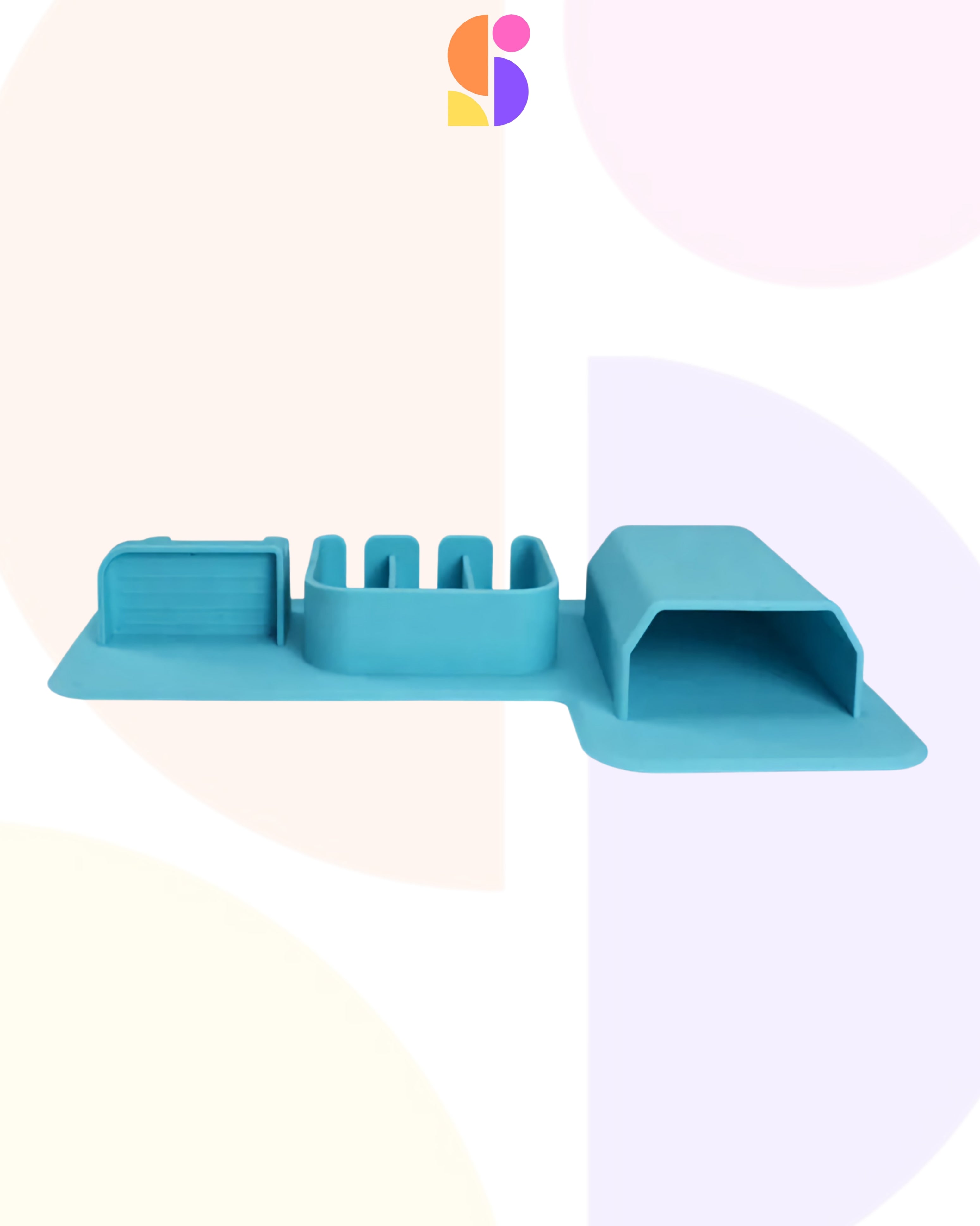 Wall-Mounted Silicone Bathroom Rack
