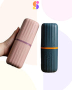 Portable Toothbrush & Mouthwash Storage Set